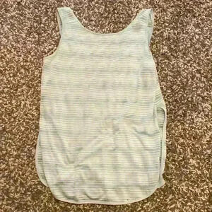 Athleta Tank Top, Size Small Light Blue/ Mint Green Color